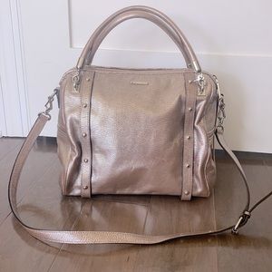Rebecca Minkoff Metallic Rose Gold/Silver Purse
